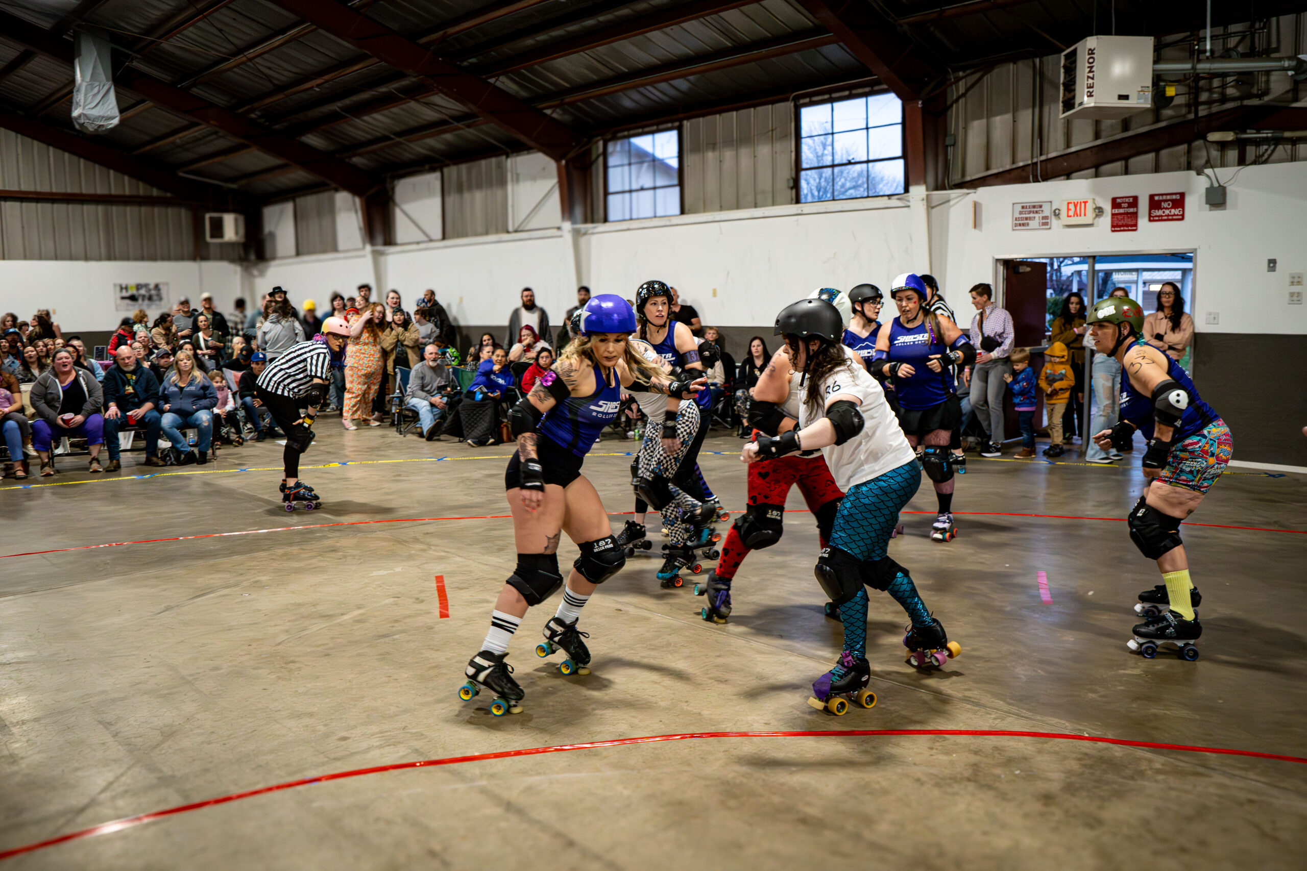Shasta Roller Derby at the Shasta District Fairgrounds
